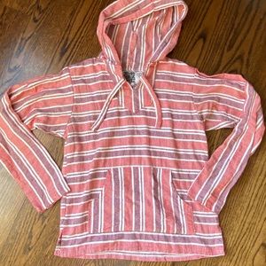 Original Senor Lopez, Unisex Striped Red Hoodie Sweatshirt